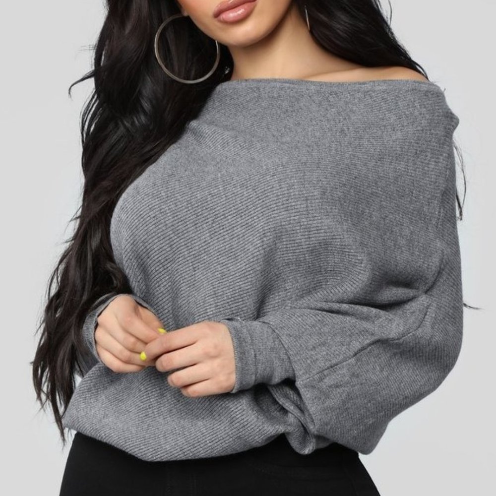 FashionNova Off-Shoulder Sweater
